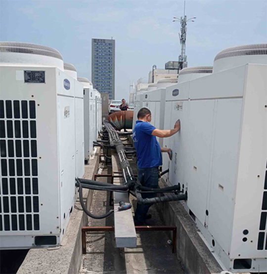 武进中央空调制热和不制冷系统维修方法